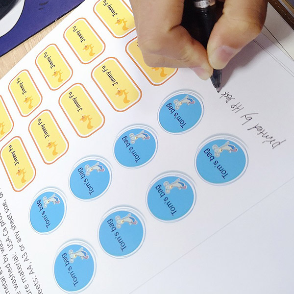 Pegatinas de inyección de tinta para ropa
